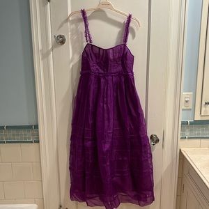 Ulla Johnson Priscilla ruffled tiered silk-organza midi dress